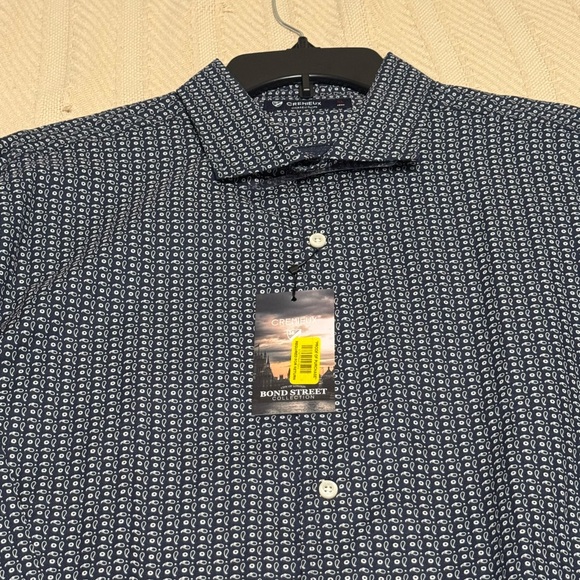 Cremieux Black Patterned Button Down Shirt from Dillards. - Picture 1 of 4